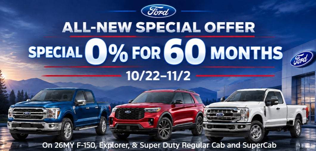 Ford Special Offer 0% for 60months